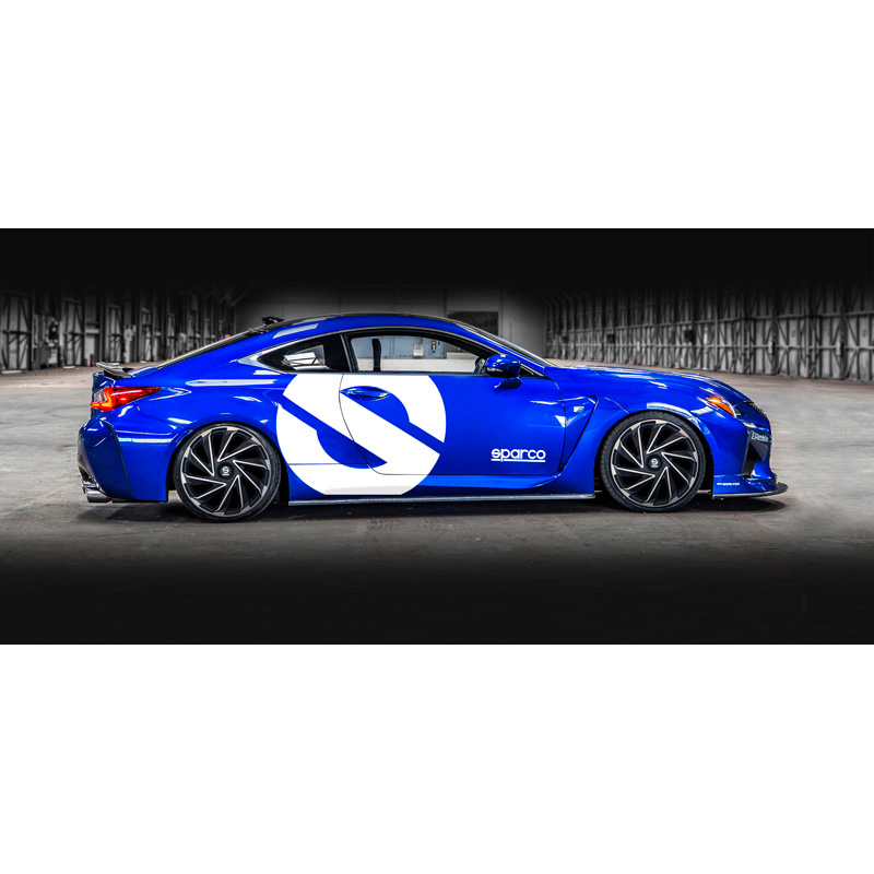 Sparco Wieldoppen Varese - 14-inch - Zilver/Zwart - Set van 4 stuks